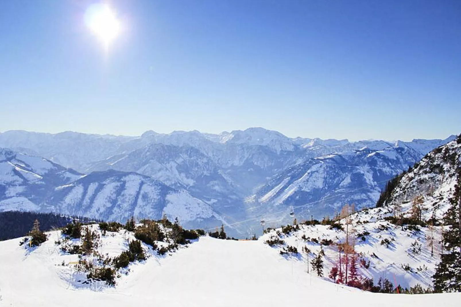 Hüttenresort Feuerkogel-Gebieden zomer 5km