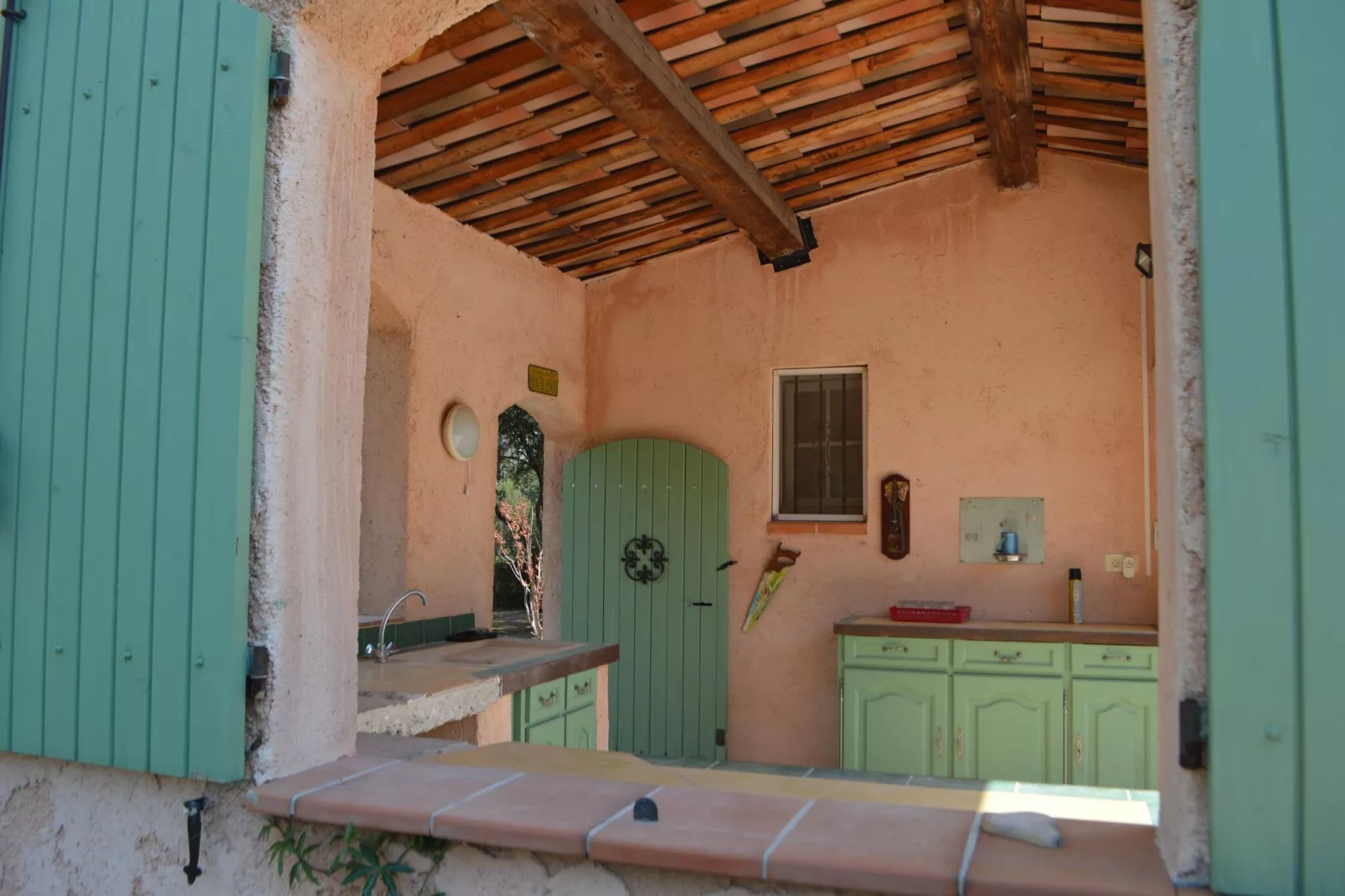 Villa au grand blue-Terrasbalkon