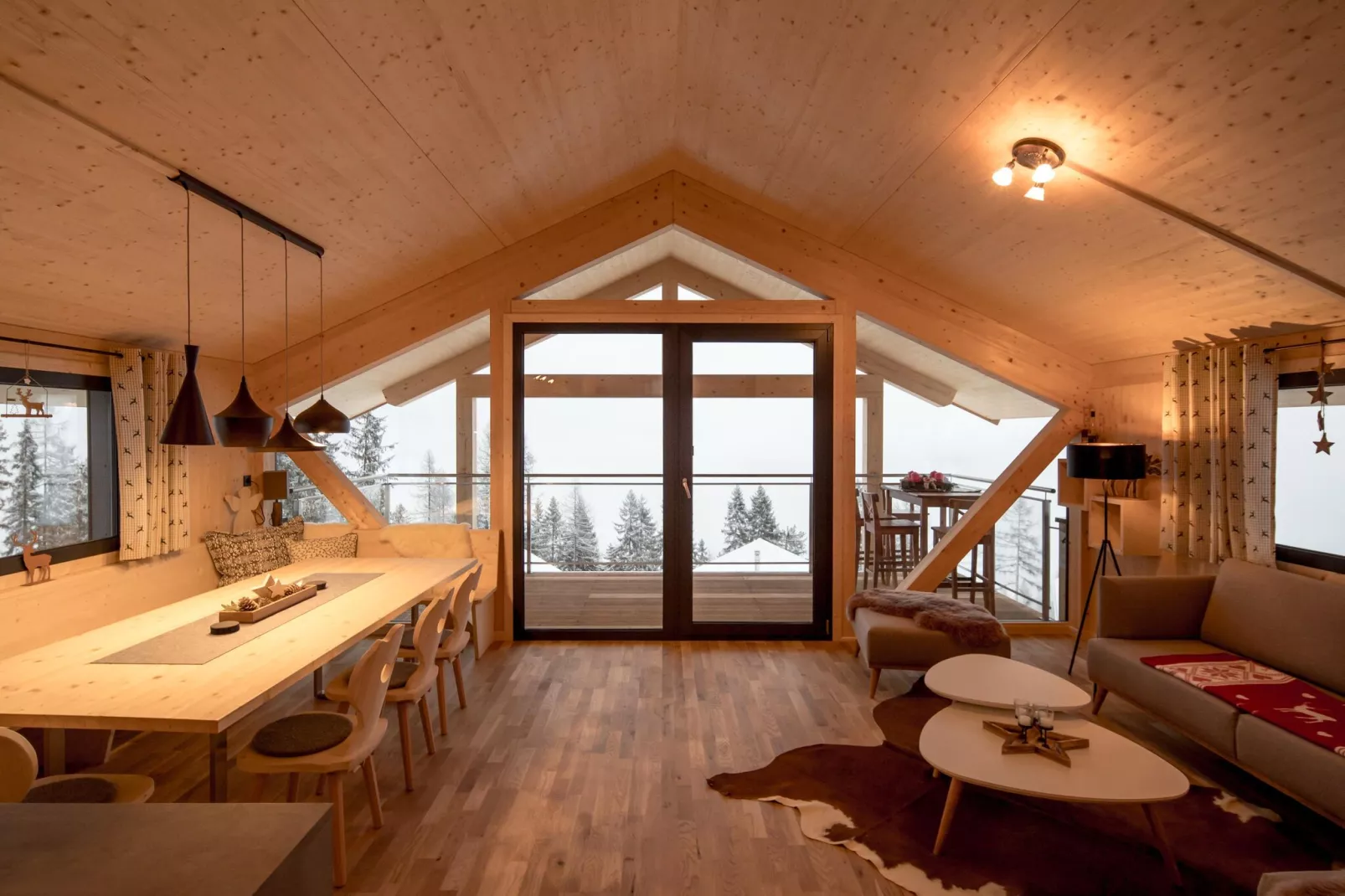 Alpenchalets Reiteralm 11-Woonkamer