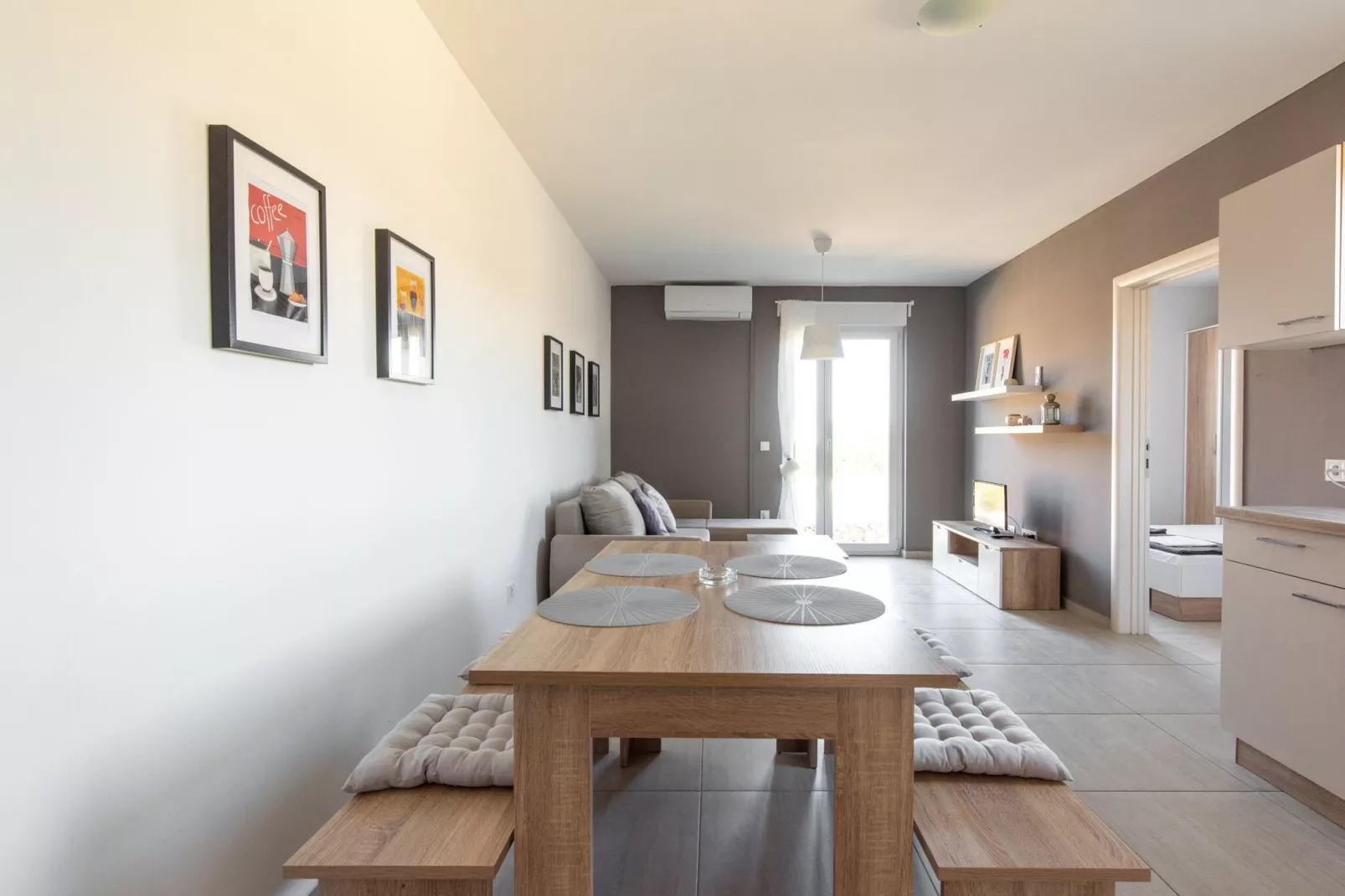 Apartments Sun-Mauro II-Woonkamer