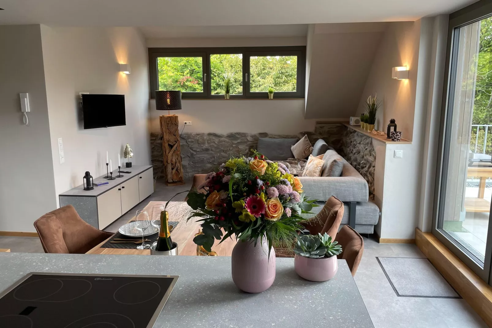 FeWo in Monschau Zimmermanns 2 in Monschau-Mützenich - Woonkamer