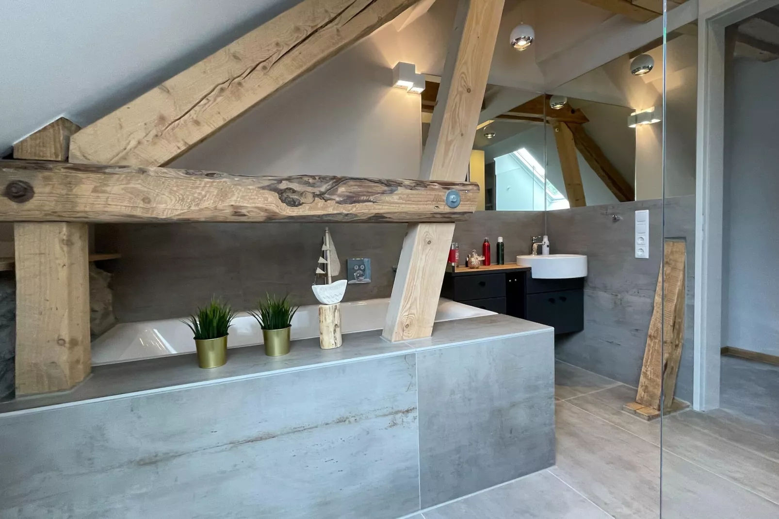 FeWo in Monschau Zimmermanns 2 in Monschau-Mützenich - Badkamer