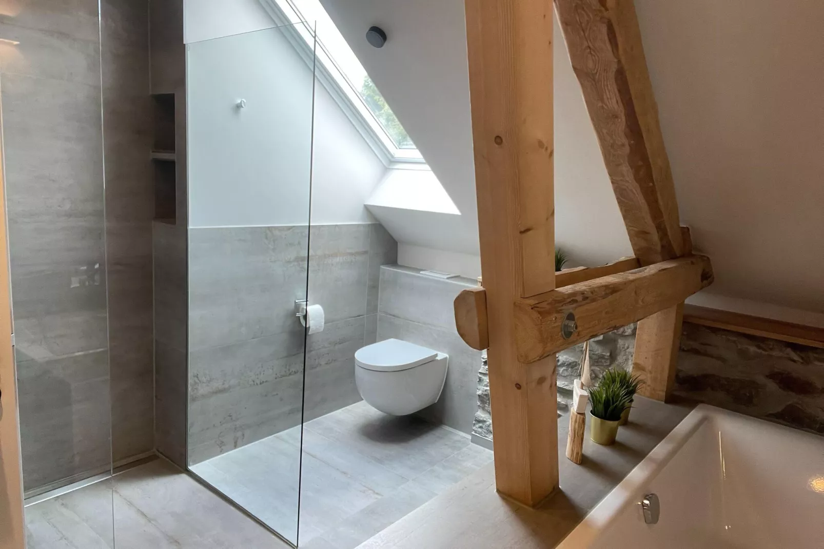 FeWo in Monschau Zimmermanns 2 in Monschau-Mützenich - Badkamer