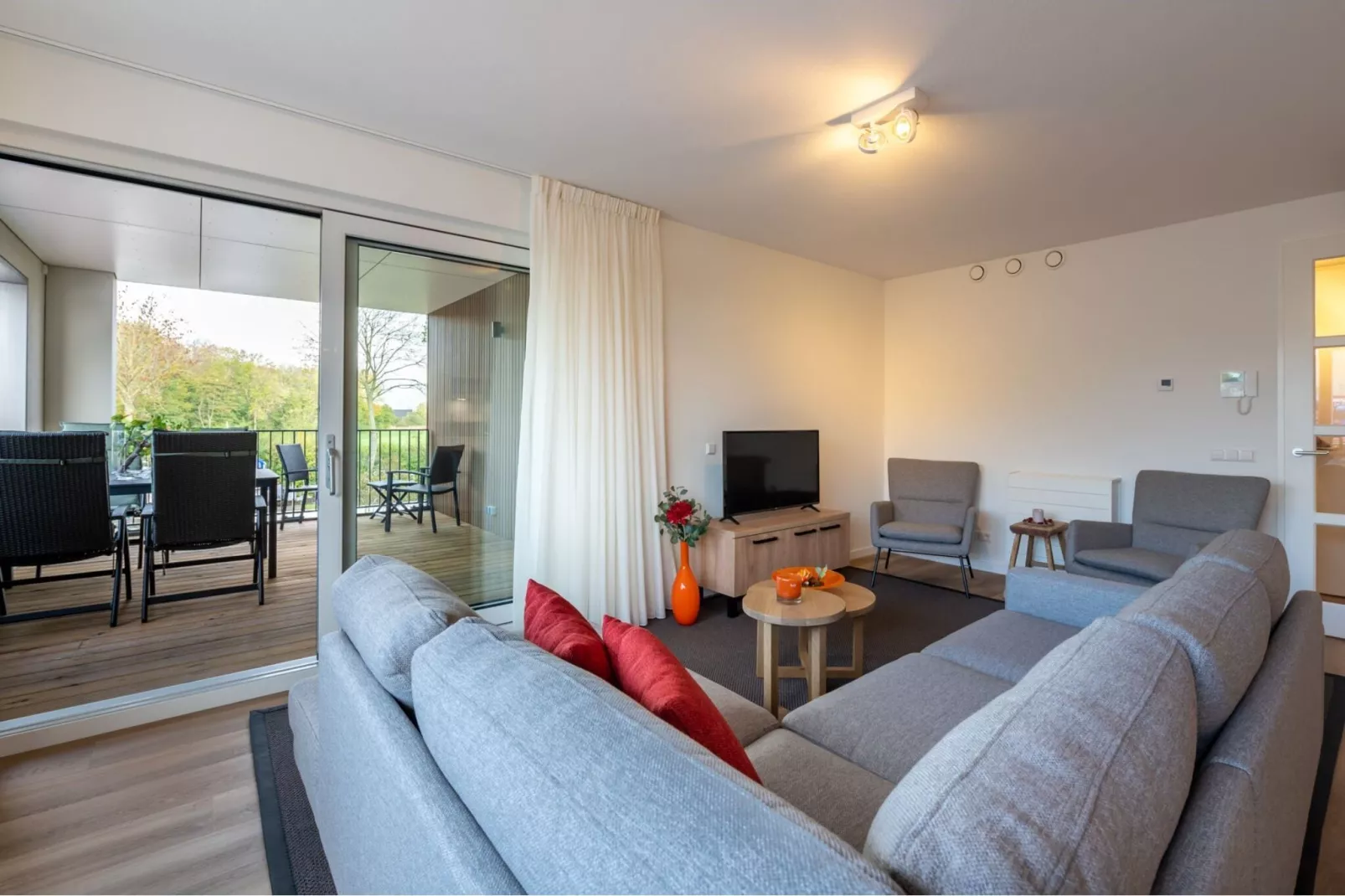 Harbour Loft 1N Résidence Marina polderzicht-Woonkamer