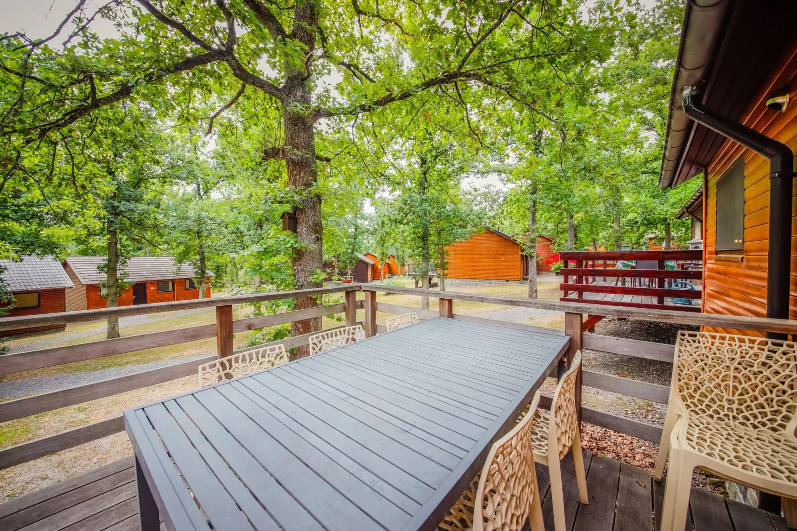 Chalet le beau Renard-Terrasbalkon
