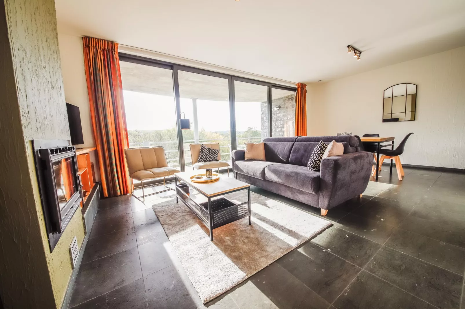 Castel 'Golf' Appart 4 Pers-Woonkamer