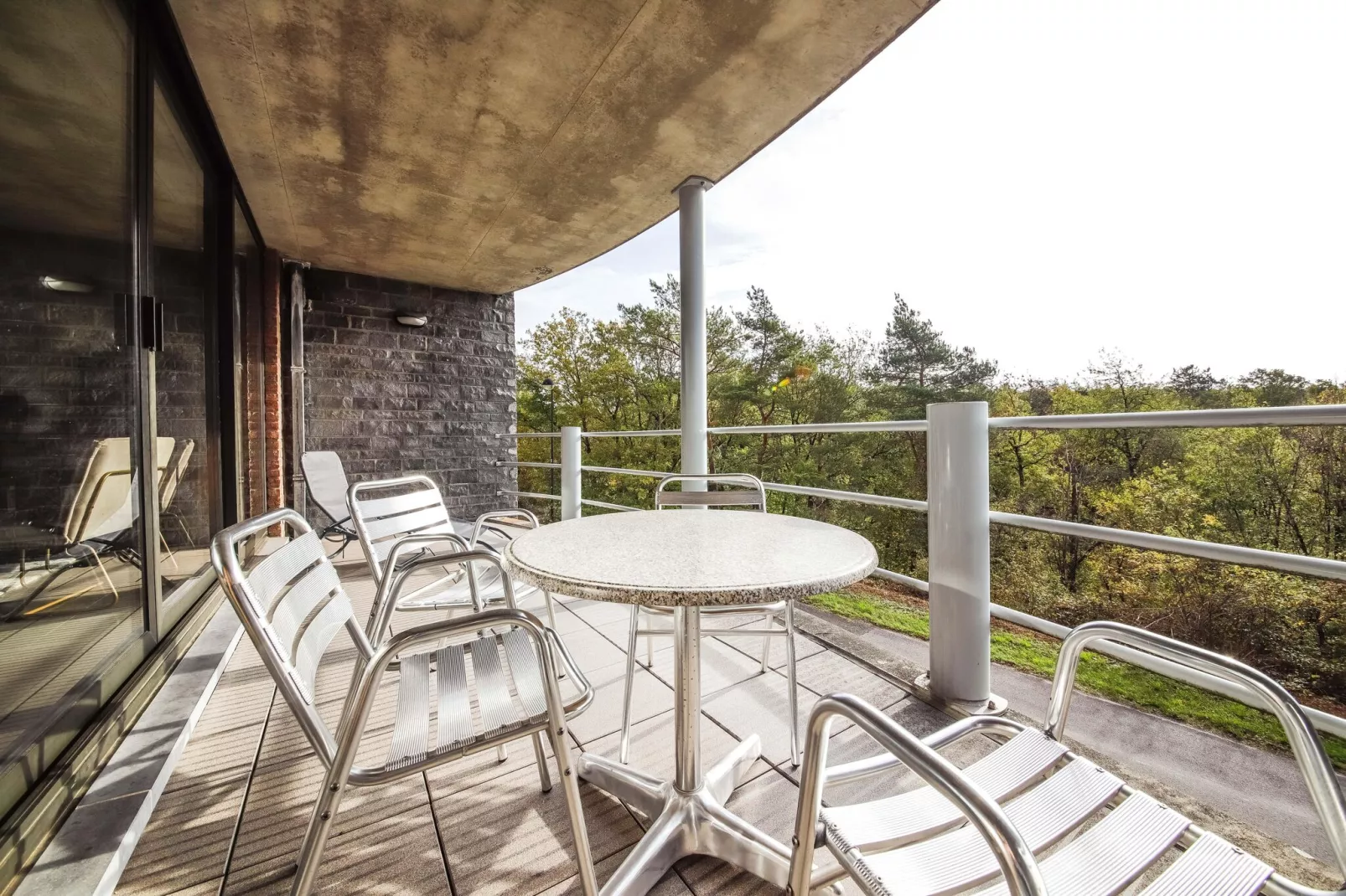 Castel 'Golf' Appart 4 Pers-Terrasbalkon