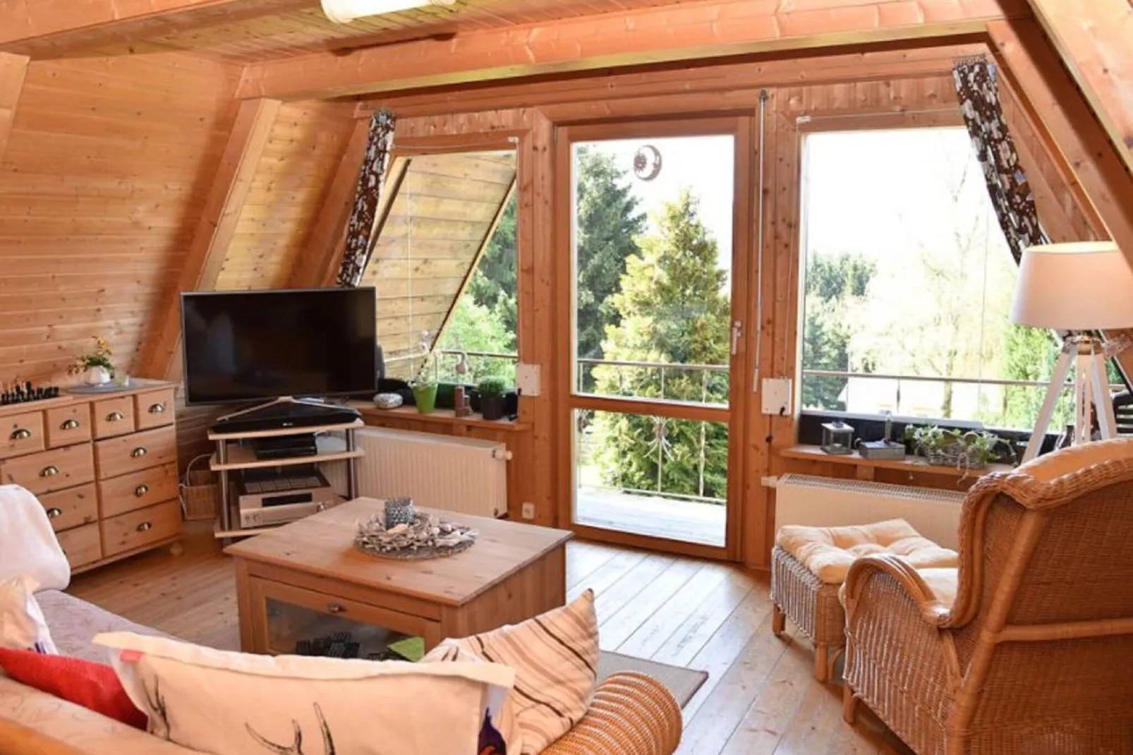 Ferienhaus Alwin-Woonkamer