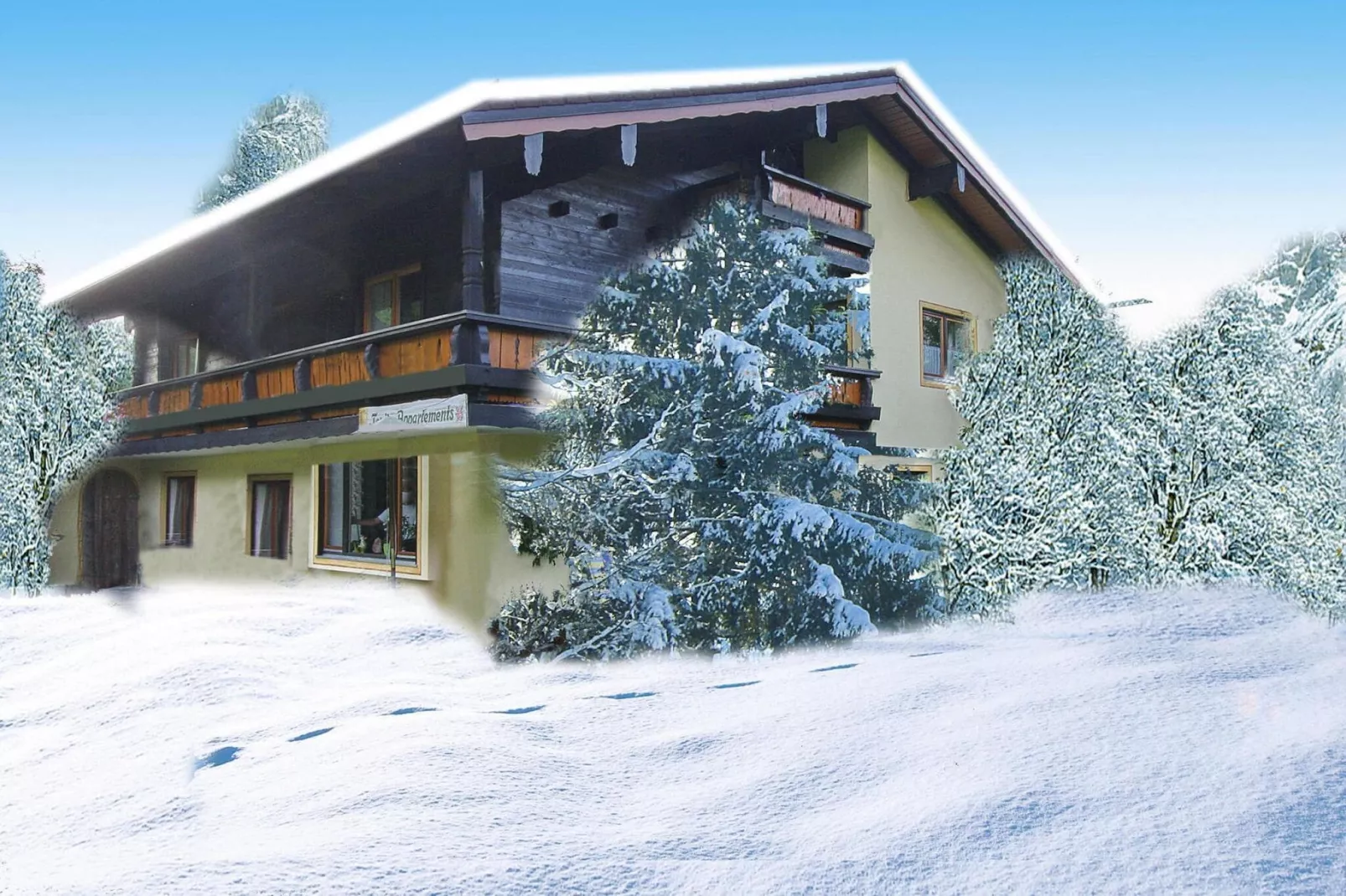 Toni Apartment 4 - 42 qm-Exterieur winter