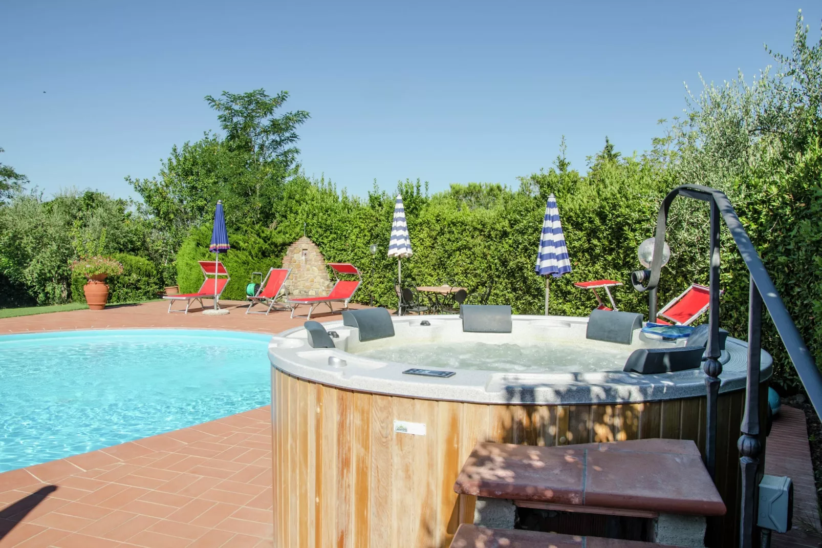 Casa Vacanze Podere Settefrati - Montaione-Zwembad