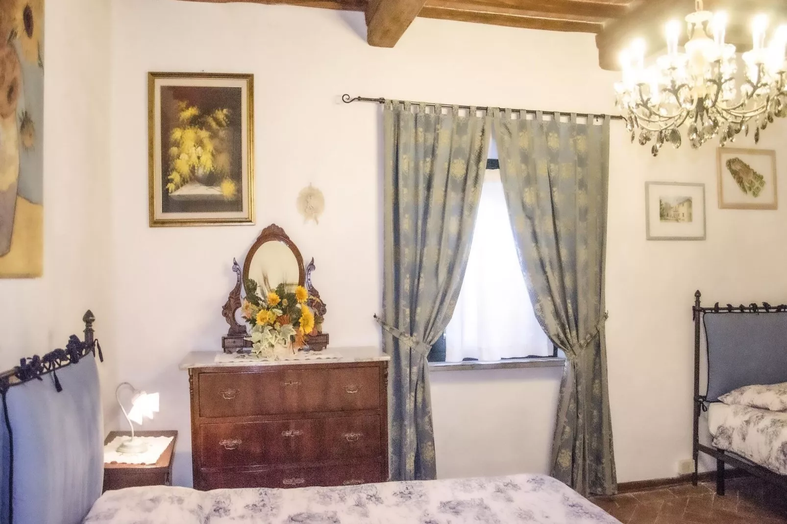 Casa Vacanze Podere Settefrati - Montaione-Slaapkamer