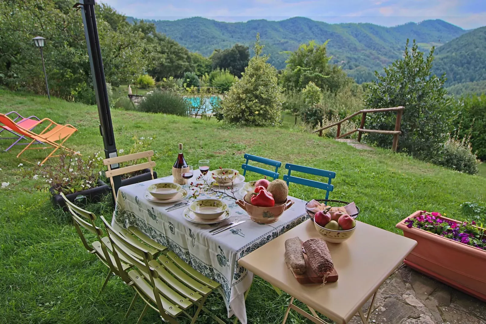 Nicchio di Rosa- Cerro Vecchio-Terrasbalkon