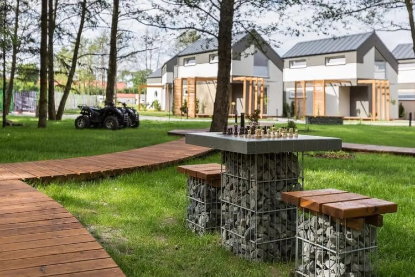 Apartment Wygodny 34 m2 Niechorze-Parkfaciliteiten