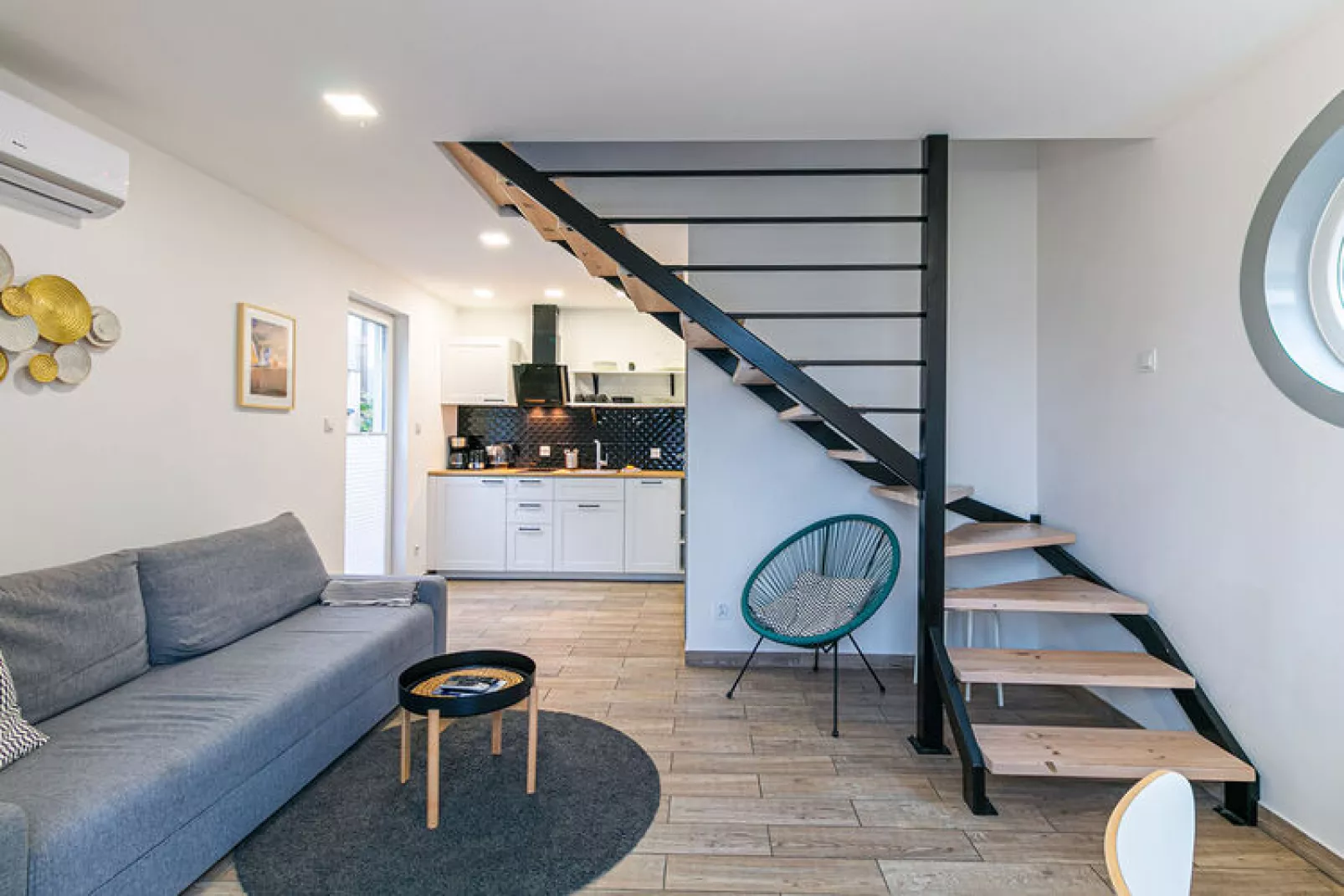Domek Komfortowy 70 m2 Niechorze-Woonkamer