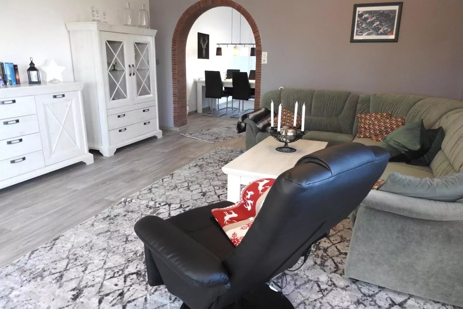 Ferienhaus Goertz in Ballenstedt-Woonkamer