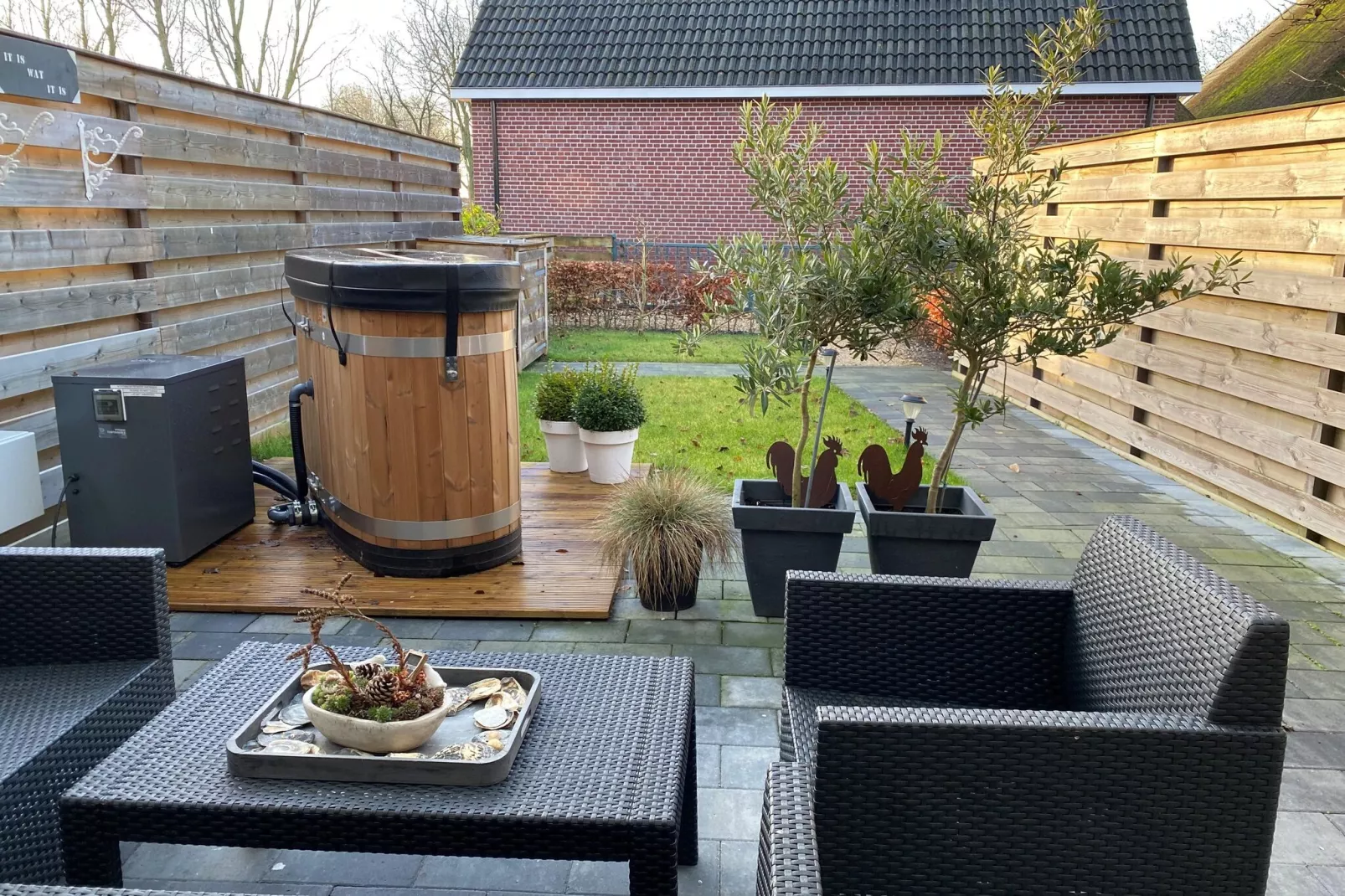 Waddenhuisjes Paesens-Tuin winter