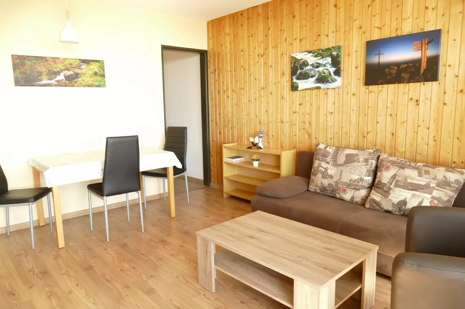 Appartement Michaela Typ A Basis-Woonkamer