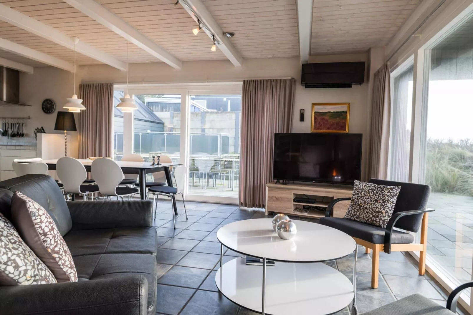 Luxe Panoramische Cottage in Rindby-By Traum-Binnen