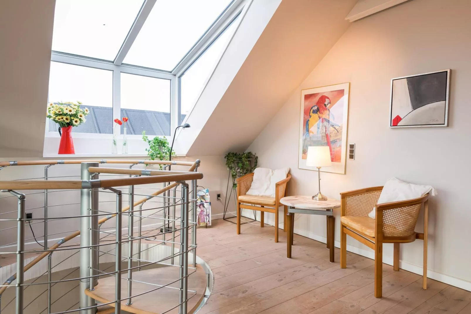 Luxe Panoramische Cottage in Rindby-By Traum-Binnen
