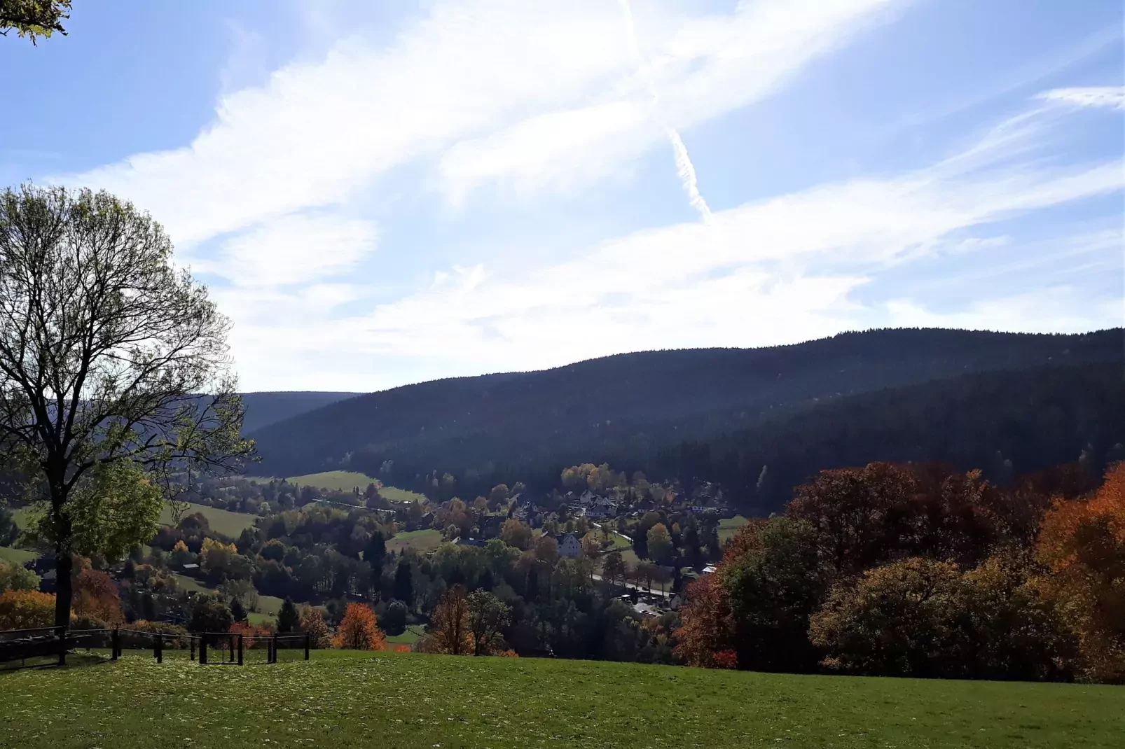 Im Erzgebirge-Gebieden zomer 1km