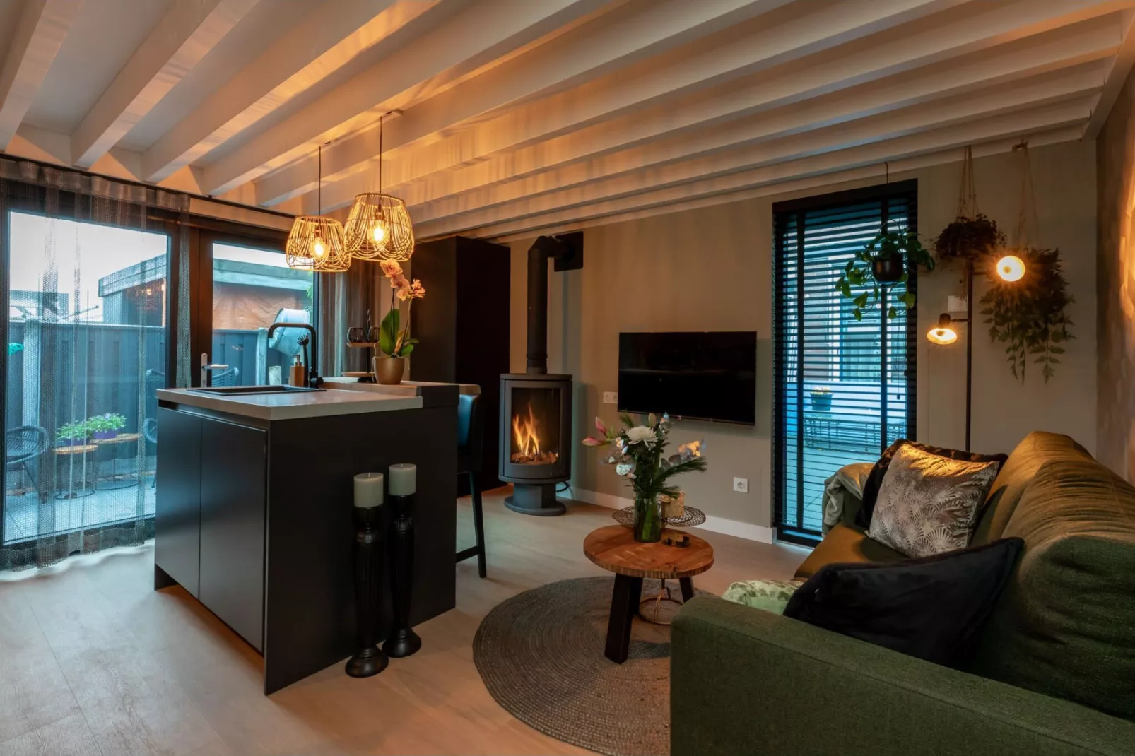 Vakantiehuis - Zoutelande 'Bon Bini'-Woonkamer
