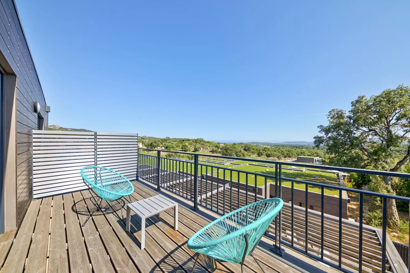 Residence Les Terrasses d'Arsella Porto Vecchio - M46 - House 3 bedrooms 6 pers private pool-Terrasbalkon