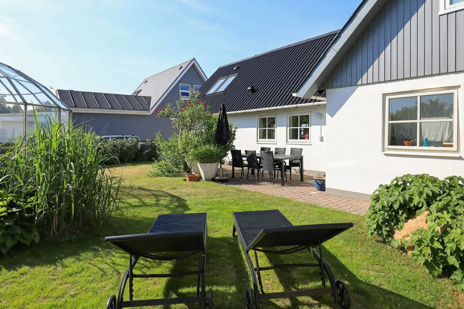 Modern vakantiehuis in Jutland met zeezicht-Binnen