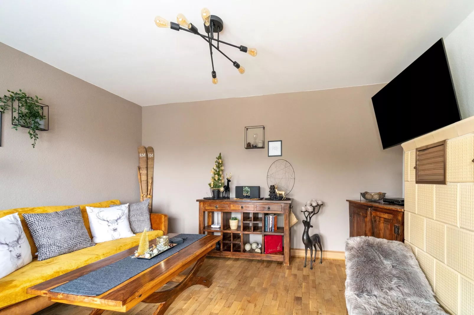 Ferienhaus Selma-Woonkamer