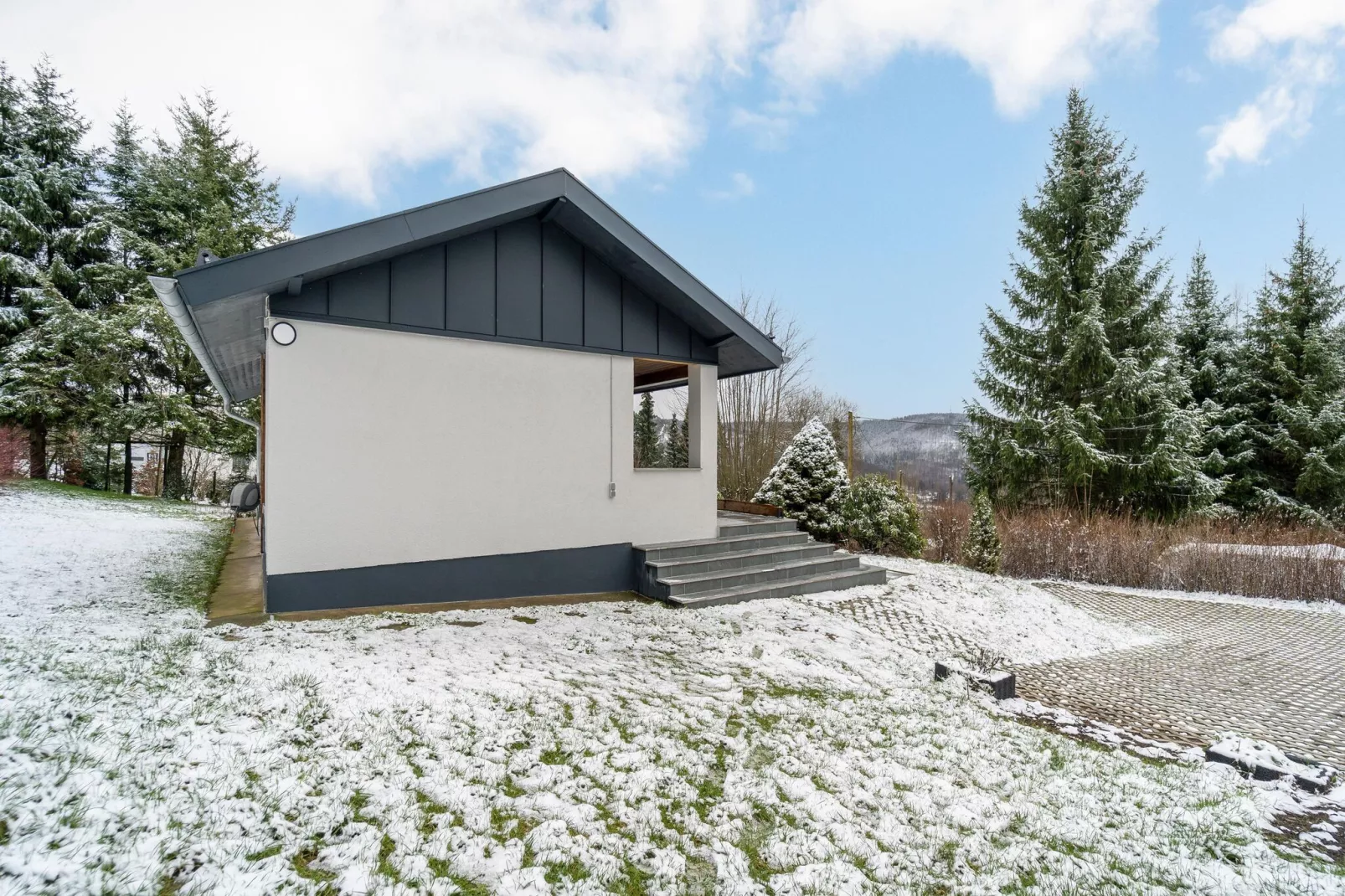 Ferienhaus Selma-Tuin winter