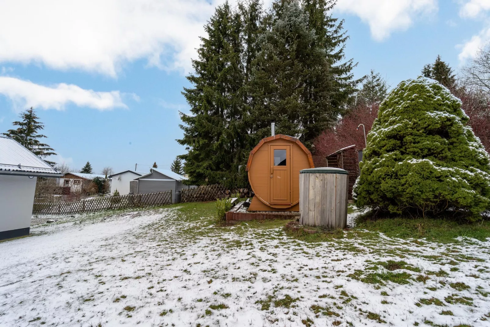 Ferienhaus Selma-Tuin winter