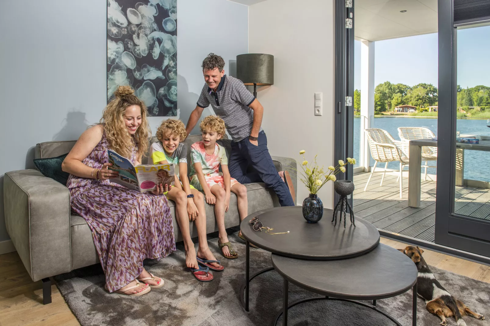 Vakantiepark BreeBronne 10-Woonkamer