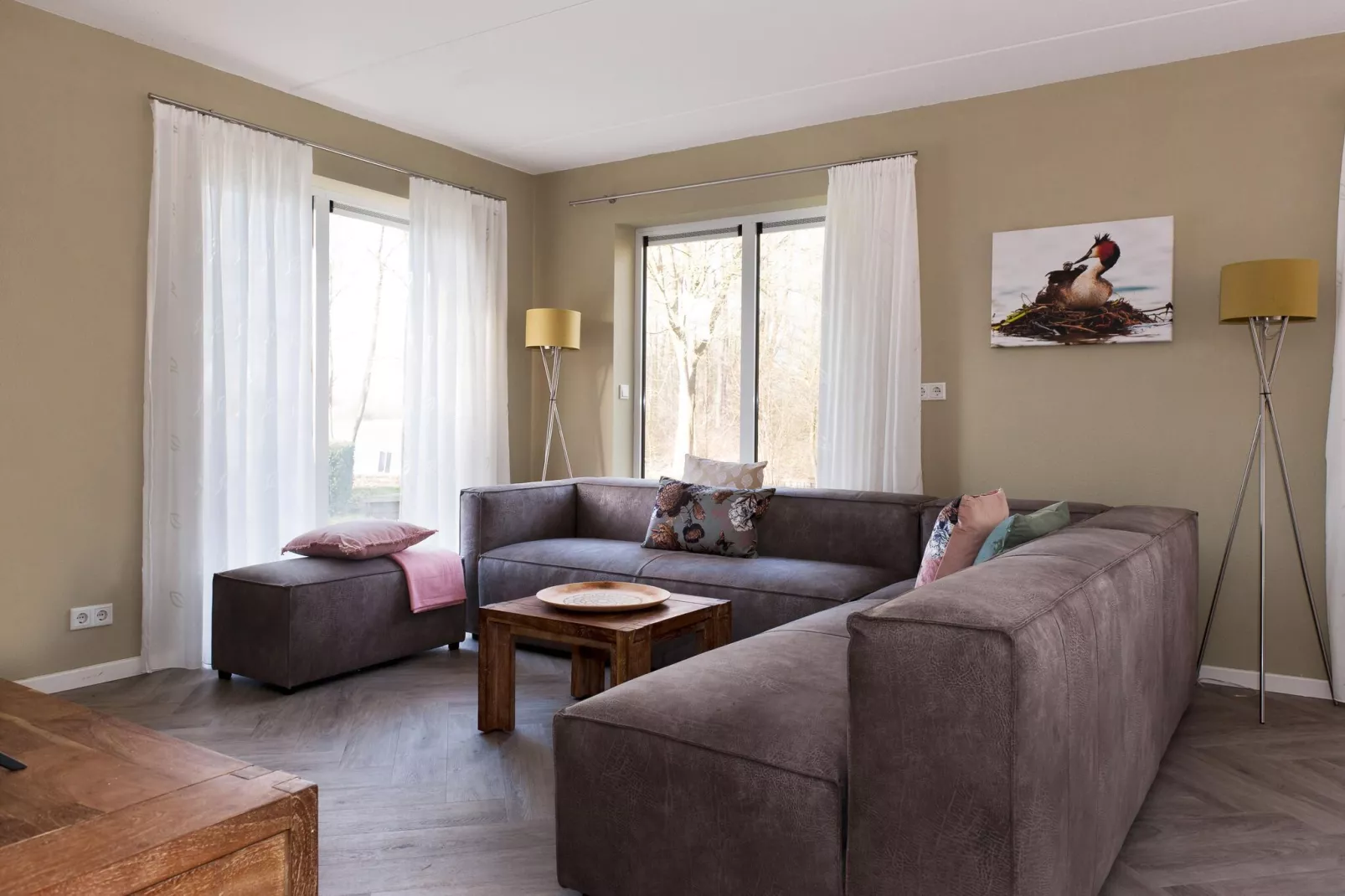 Grand Fisker Wellness de luxe met sauna buitenspa & sloep seizoensgebonden-Woonkamer