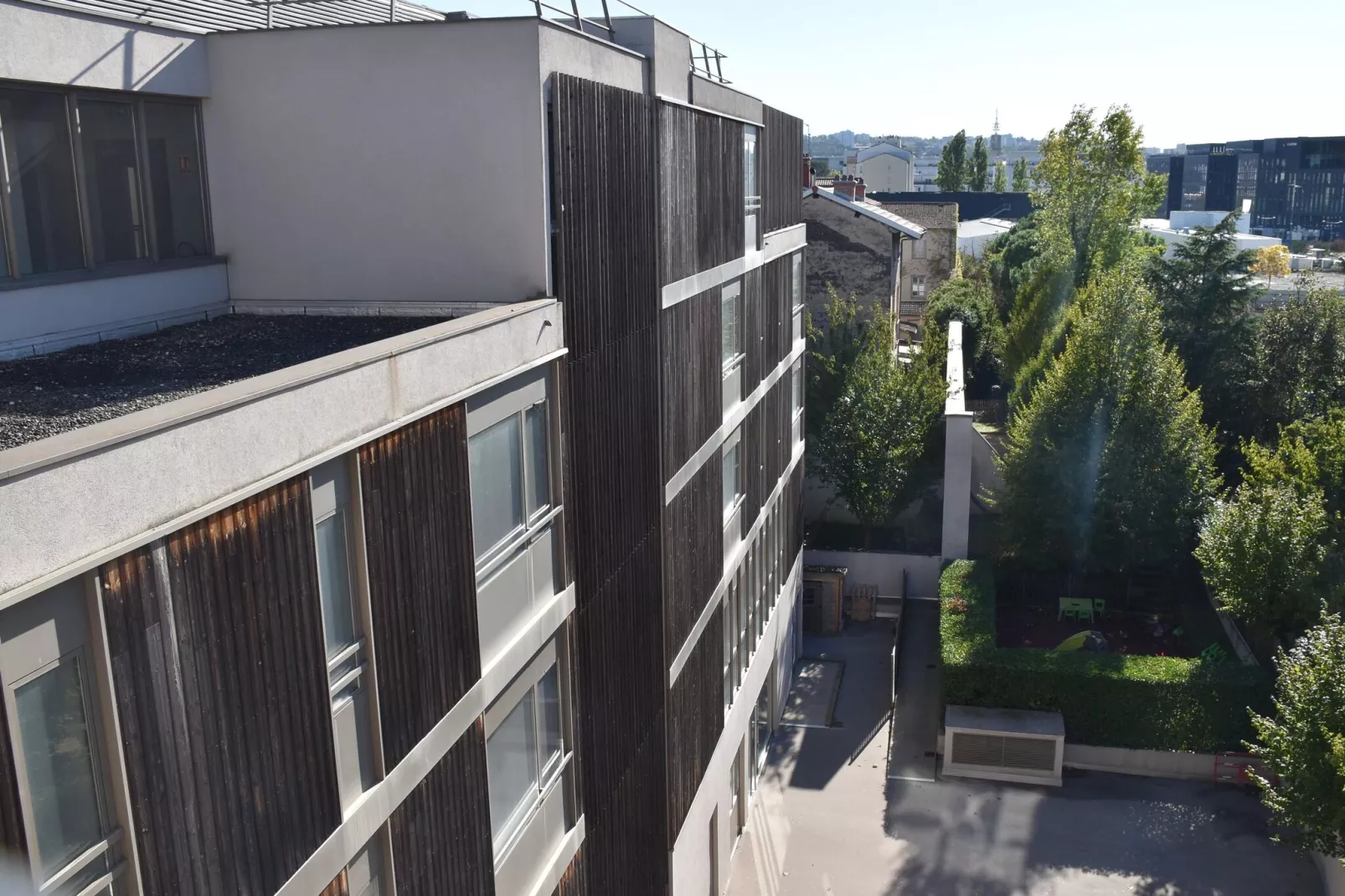 Résidence Lyon Dock Ouest - Chambre Standard 2 pers-Buitenlucht