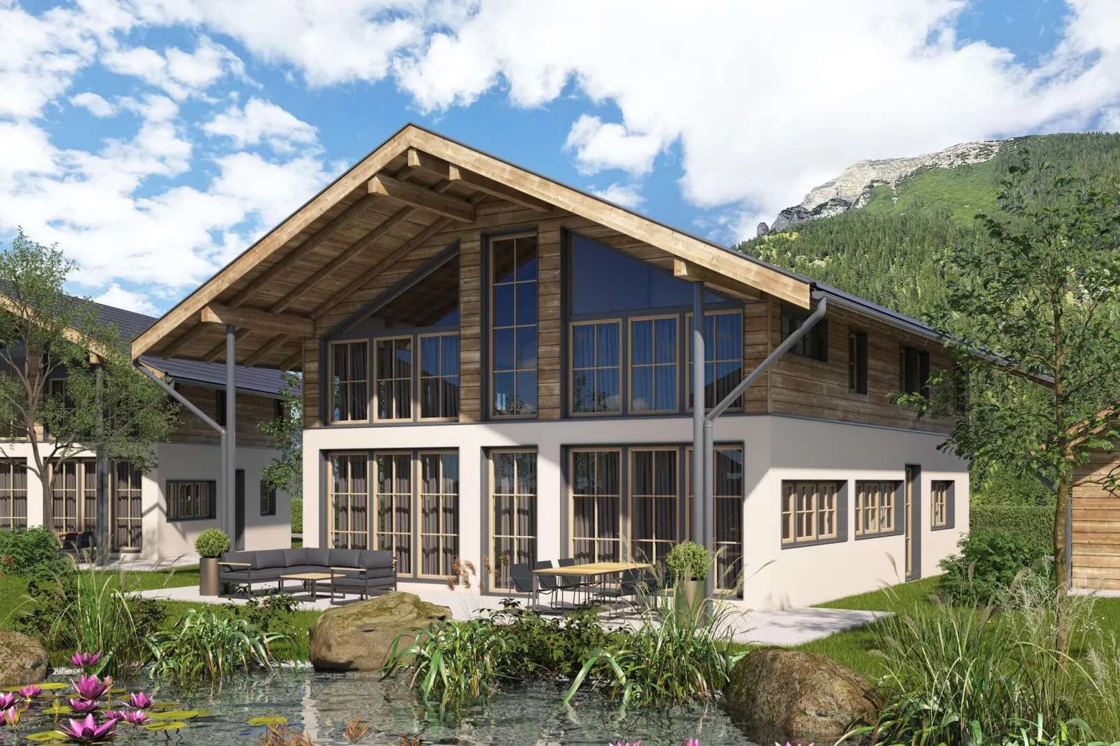 DEIN BICHLBACH Chalet klein-Buitenkant zomer