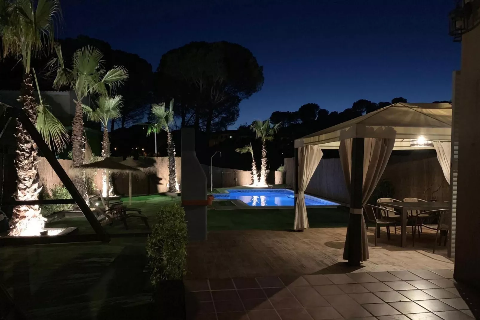 Ferienhaus in las Jaras - CT 120 CO 7 PAX-Tuinen zomer